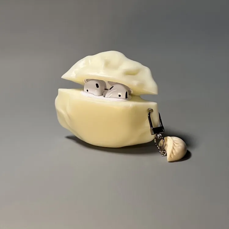 仿真饺子适用airpods 4代保护套airpods pro2苹果耳机壳3代2代5代