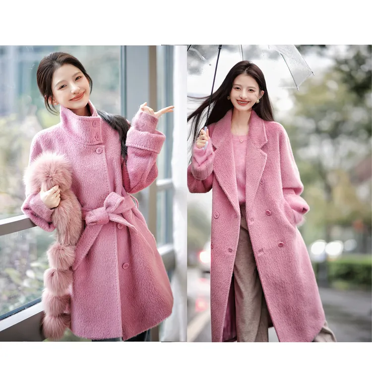 【赵大喜】现货！镇店大衣:蜜桃水晶苏力 | 25定染新色