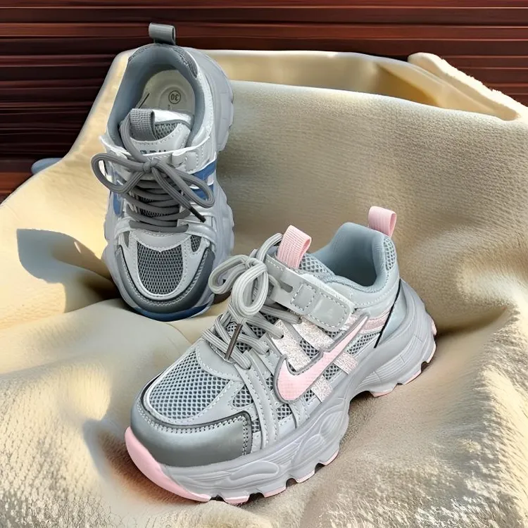 夏季ins男女运动鞋轻便透气老爹鞋百搭鞋子童鞋秋季潮时尚网面