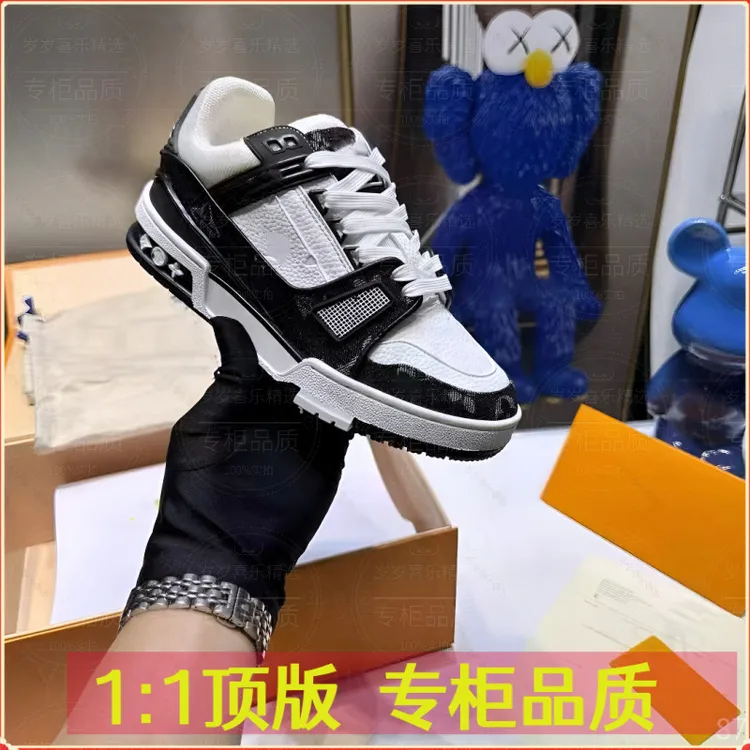 时尚潮流高版本潮鞋经典百搭男女运动鞋透气休闲情侣板鞋低帮厚底