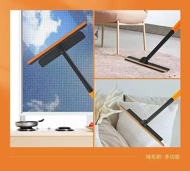 多功能三合一擦窗器纱窗刷清洁器长杆除尘刷擦玻璃神器家用刷子