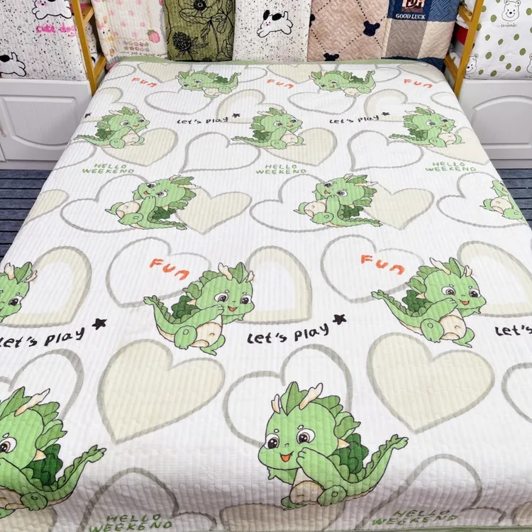 【加绒2×2.3米】加密加厚绗缝加绒床盖柔软亲肤保暖两用防滑床炕盖