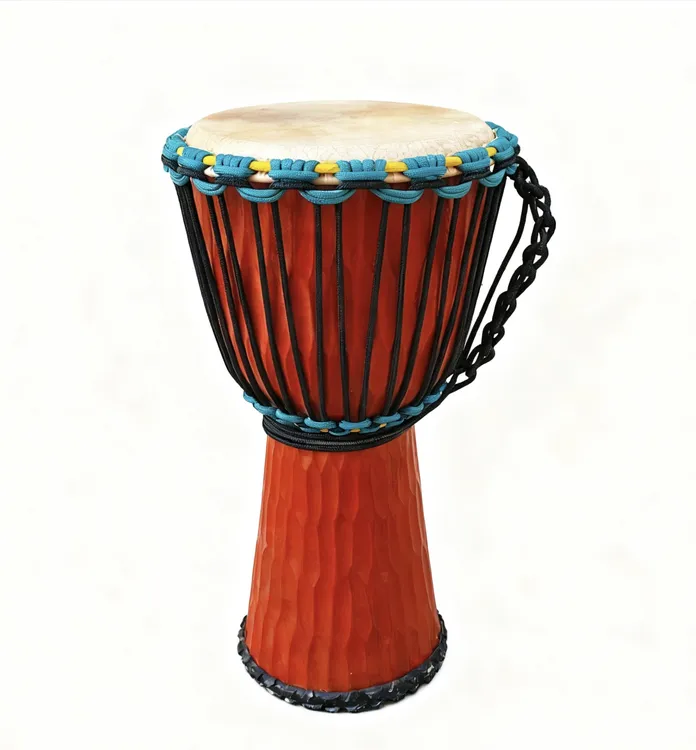 10/12寸大师鼓非洲鼓西非马里羊皮云杉整木挖空初学成人舞台演出