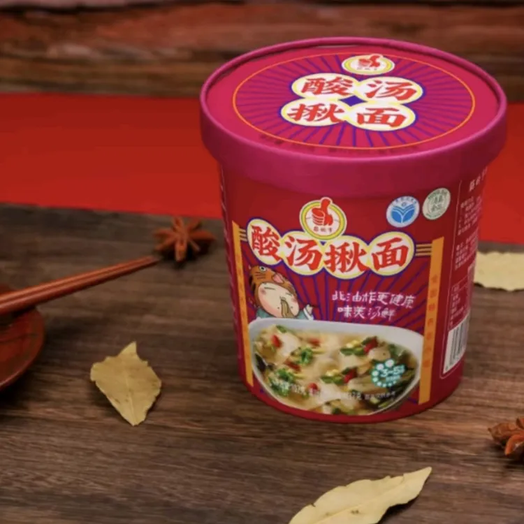 宁夏清真非油炸酸汤揪面冲泡速食早餐