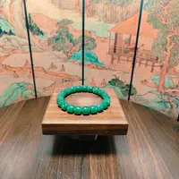 G和田玉碧玉桶珠手串（卡10）2070