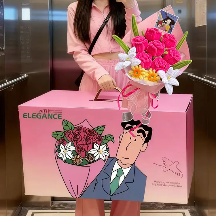 圣诞节生日礼物花束送女友广志的花送美伢同款成品纪念日结婚订婚