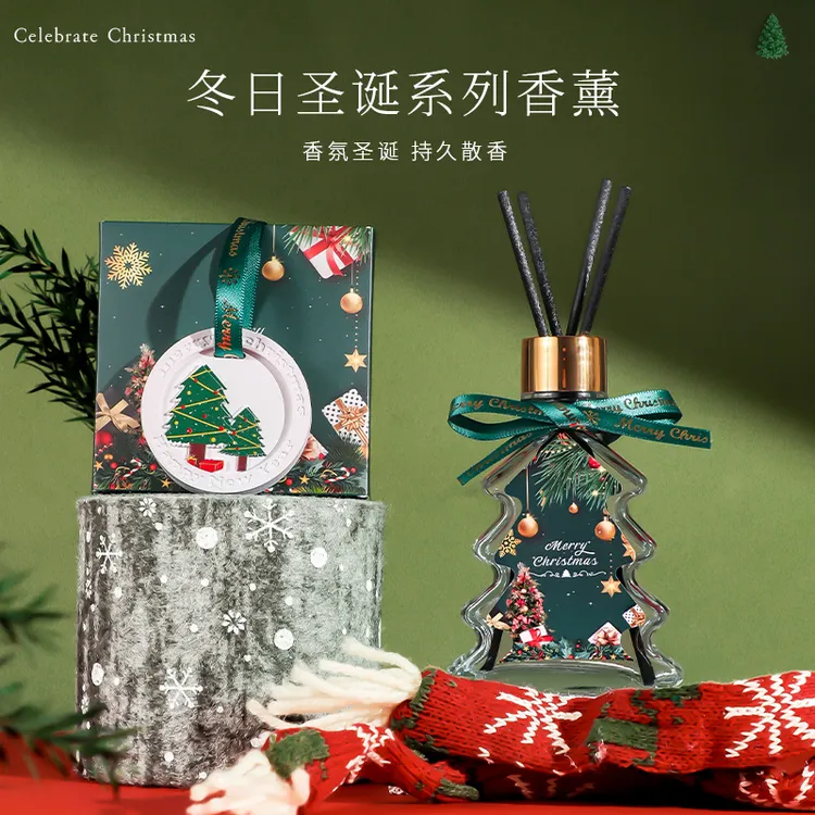 Miracle圣诞无火香薰礼盒家居圣诞节气氛石挂摆件卧室清新空气