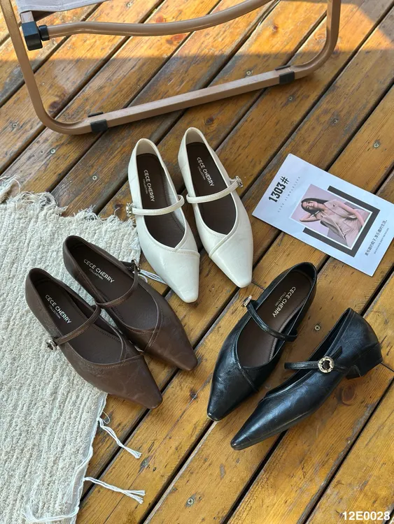 25年3色尖头四季款浅口鞋