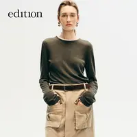 【商场同款】edition2025冬季新款两件套绵羊毛针织衫#EBE4TOP030