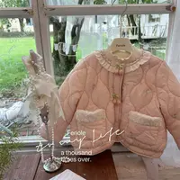 FLL·25冬~绣花绗棉外套53571（童装汉服）