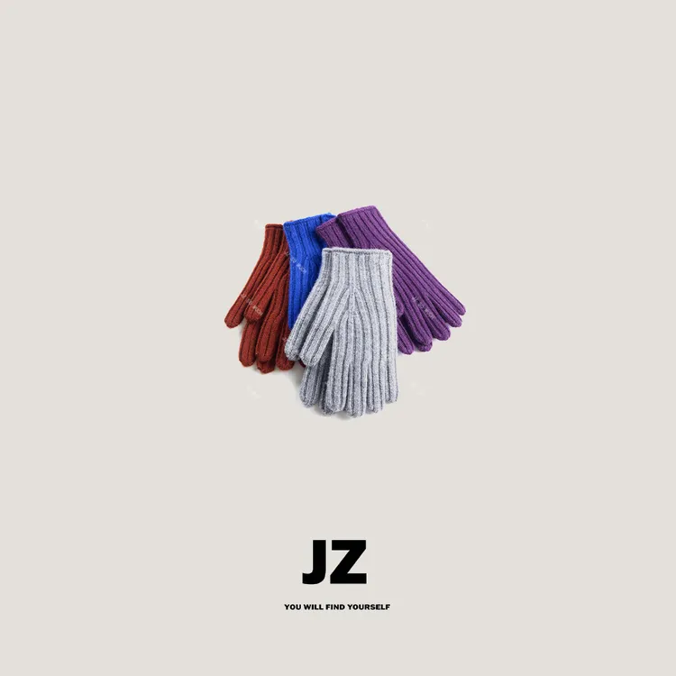 金子/JZ SO MUCH【鹅绒伴侣】无骨感100羊毛冬日多巴胺氛围懒人手套