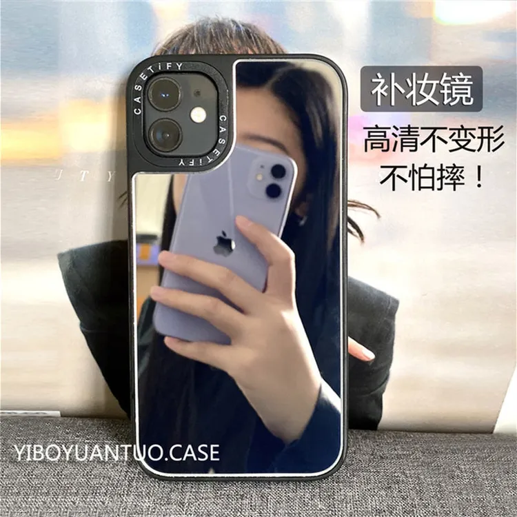 cas潮牌苹果13手机壳iPhone1112promax补妆xs带镜子xr女8p · cas