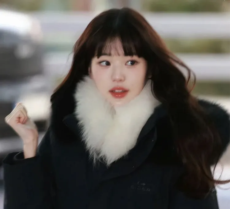 （真毛狐狸毛围脖）百搭时尚围脖保暖好看潮流轻奢韩版明星同款