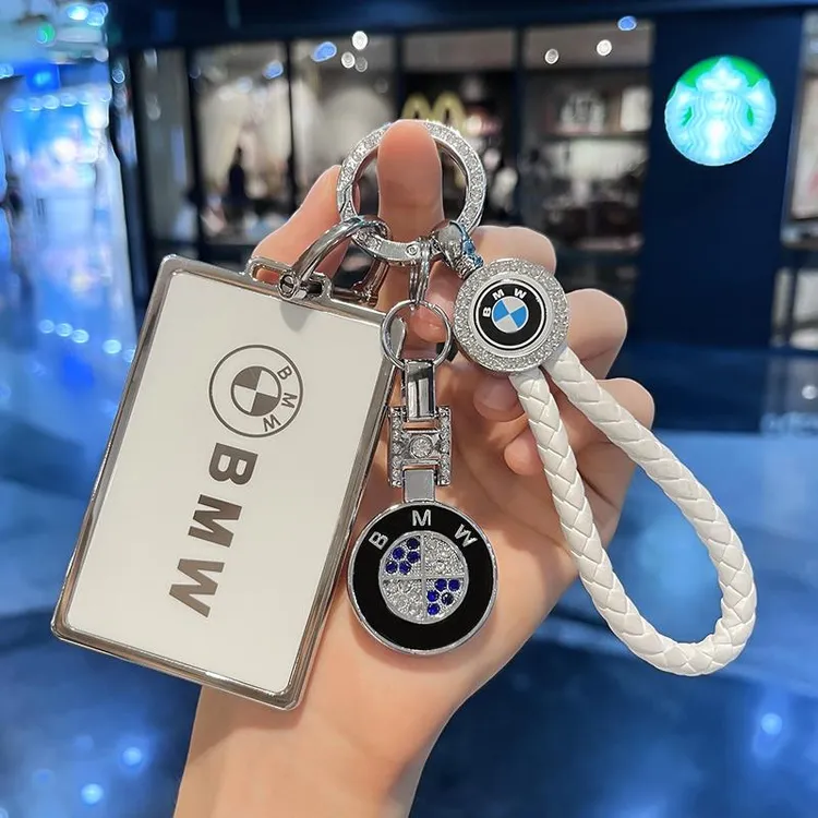 适用宝马卡片钥匙套22款X5L新3系5系6系7系x6X7车钥匙包壳男女扣