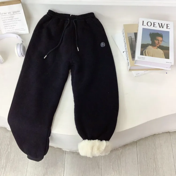2024新款秋冬加绒加厚保暖休闲裤