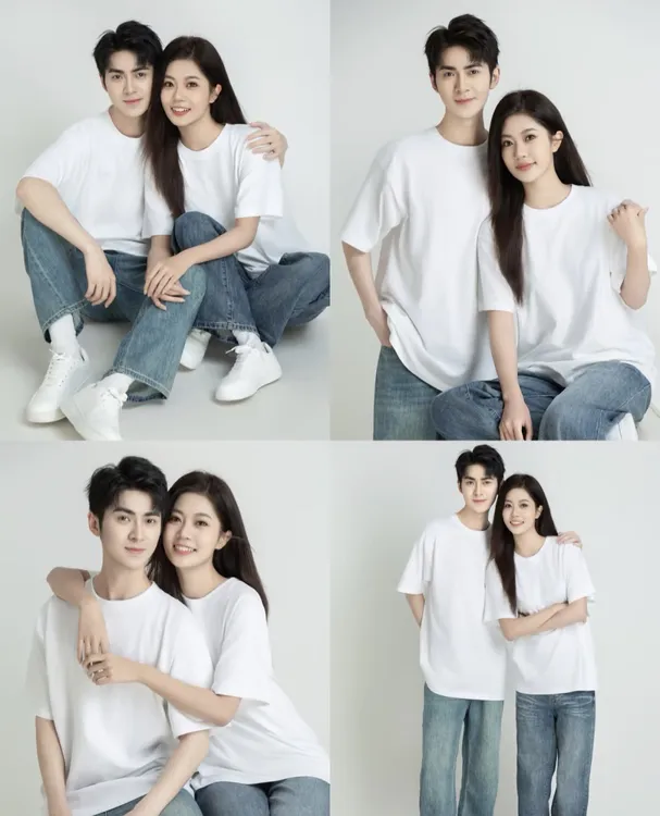 夏季净版百搭100%棉230克22织纯棉T恤休闲时尚纯色圆领宽松气质T