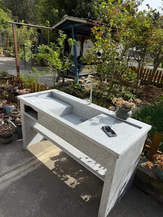 超大豪华一体式免安装大理石洗衣池家装卫浴