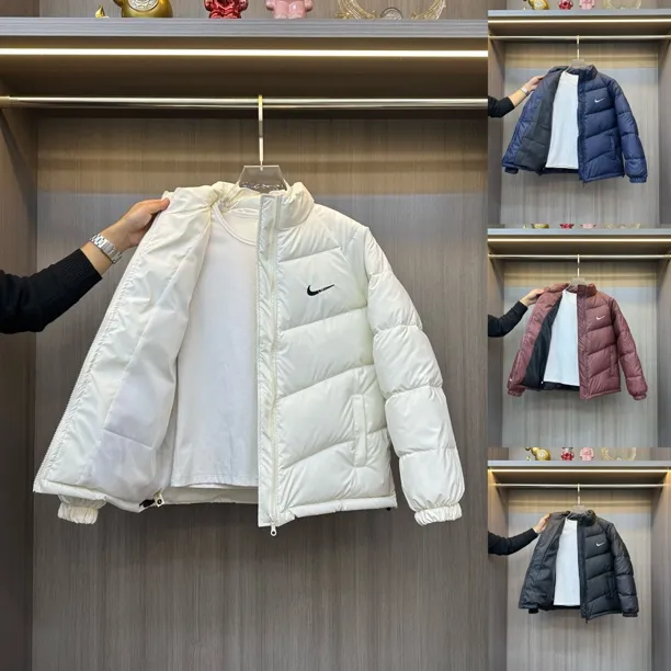 冬季新款刺绣立领保暖时尚百搭棉服外套8818