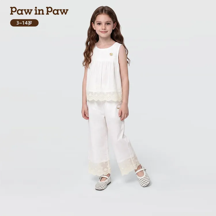 【商场同款】PawinPaw童装26年夏季新款女童套装两件套PCSMG2622M
