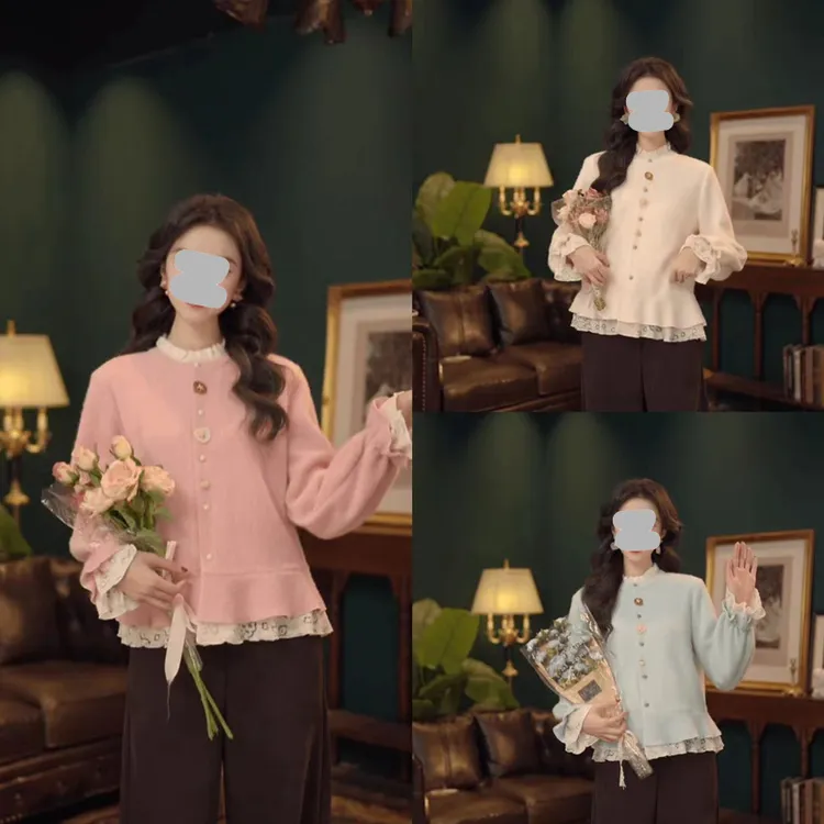 【柠檬蜜茶】2025年秋冬复古港风秋冬厚款百搭假两件衬衫上衣