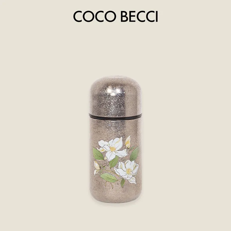 COCO BECCI 150ML钛钢口袋杯迷你山茶花水杯CFLJD380023