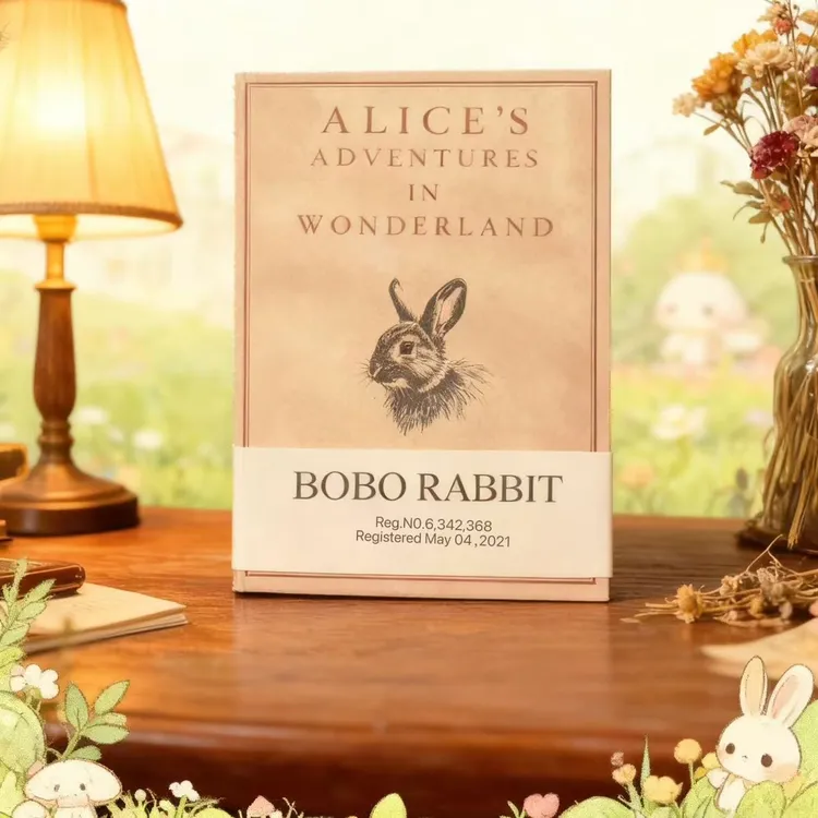 a5复古风波波兔超厚横线笔记本本子彩色刷边空白本素描画画【Z09】