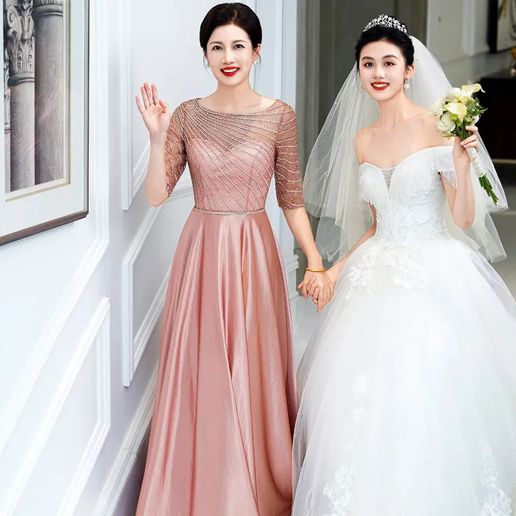 5962重要场合绝美晚礼服女高级感日常可穿主持演出结婚妈妈婚宴装