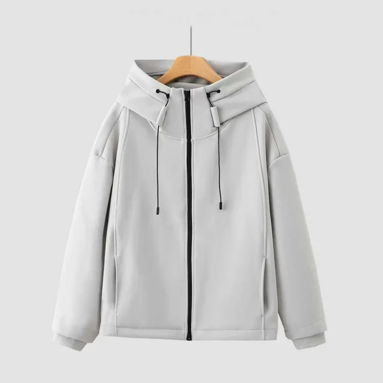 「冷星人福利」御寒锁温加绒宽松连帽外套不做“小电人 W661-ZJ