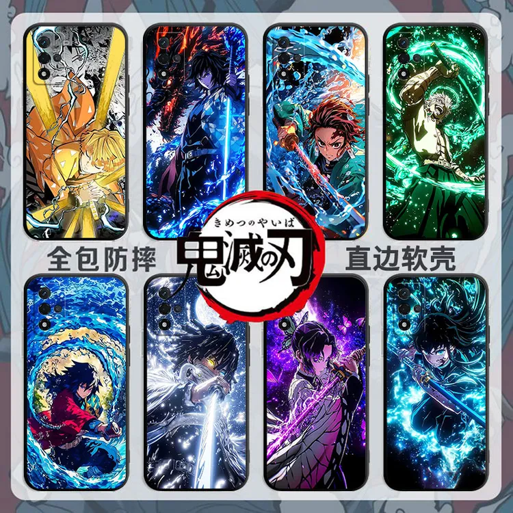 OPPOA93S手机壳鬼灭之刃无一郎猗窝座蜜璃新款炭治郎全包防摔软壳