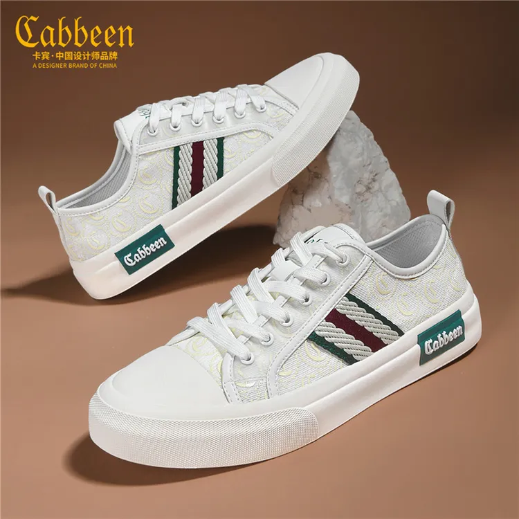 卡宾鞋子男开车鞋透气帆布鞋新款潮鞋低帮板鞋男式休闲薄款鞋子