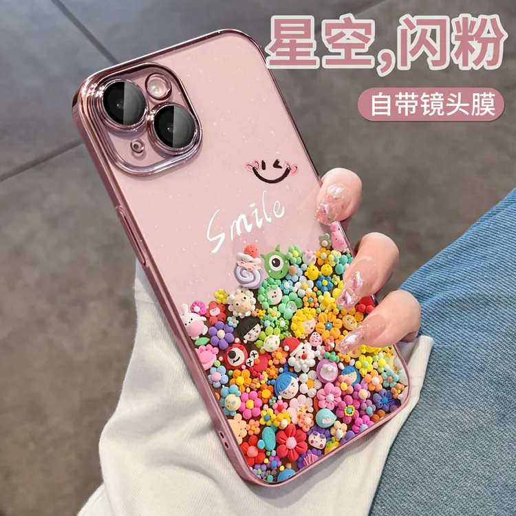 适用苹果15手机壳新款iPhone保护套13配件网红高级感16pro透明max