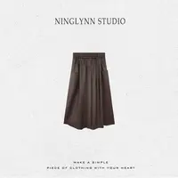 NINGLYNN STUDIO 秋冬新款时尚女士百搭显瘦半身裙360237