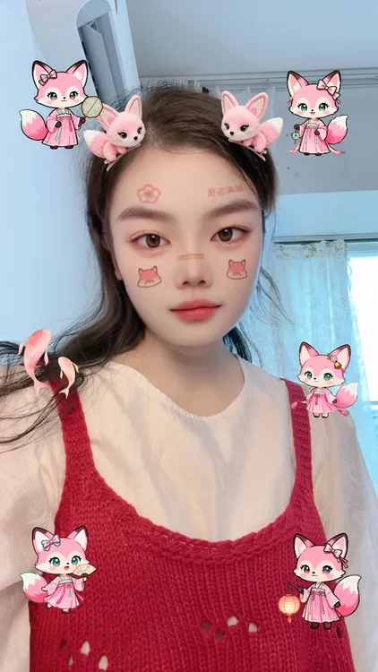 小香风红色镂空针织吊带背心叠穿衬衫上衣两件套装女早秋2025新款