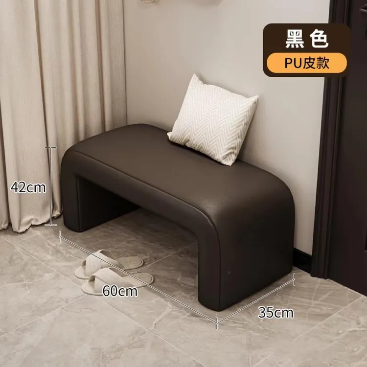 日本品质换鞋凳家用门口入户玄关穿鞋凳卧室沙发床尾凳长条凳子