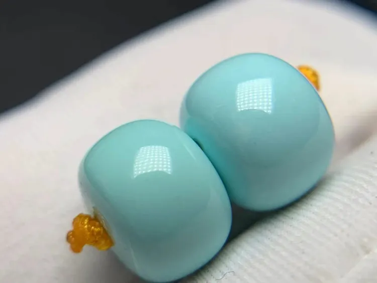 单颗湖北浅色老型珠Diy配饰饰品配件藤编包包diy材料包多样性发货