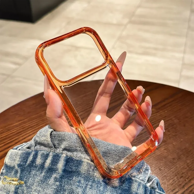 亚克力透明适用苹果17promax手机壳iPhone16promax硬背软边15/14