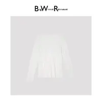 BIG WHITE REMADE“柑橘暖阳”高定羊毛+莱赛尔法式轻奢针织衫W0565