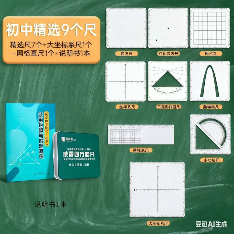 {顺丰快递}考试可用数学快速解题函数几何动点压轴题多功能解题尺