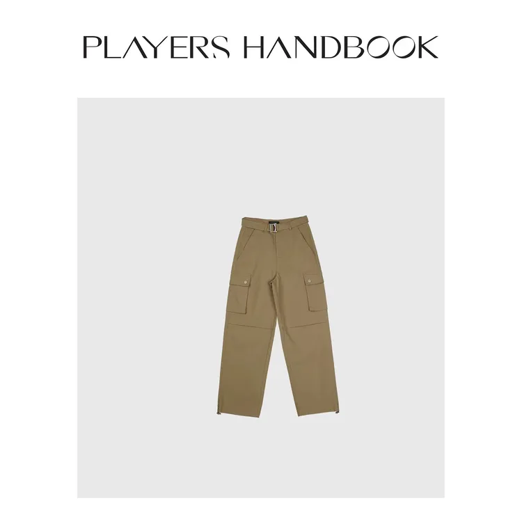 Players Handbook《探索》进口长绒棉腰带时尚休闲工装裤PH2173