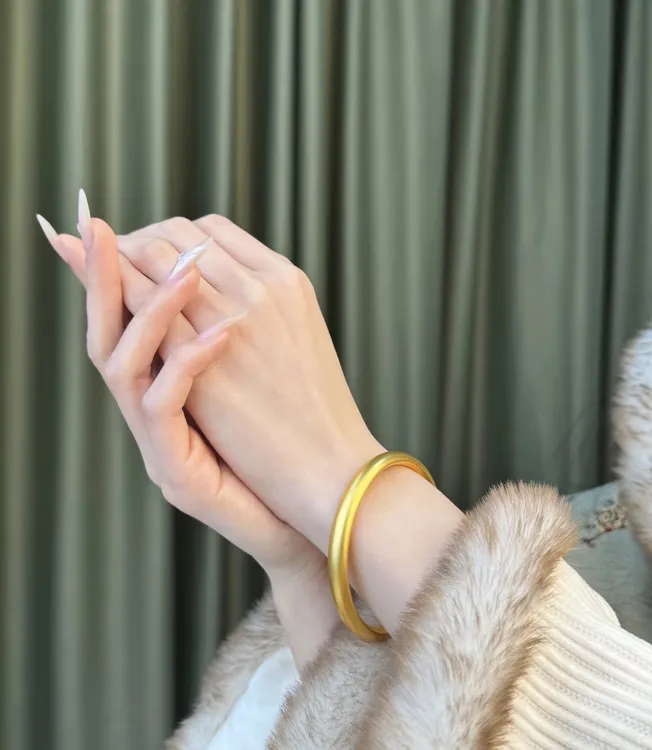 足银手镯 【古法泥鳅背】洋气经典传承