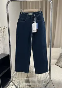 【9861】JYDIA家 植绒冬款莱赛尔九分四面弹直筒阔腿裤 九分款