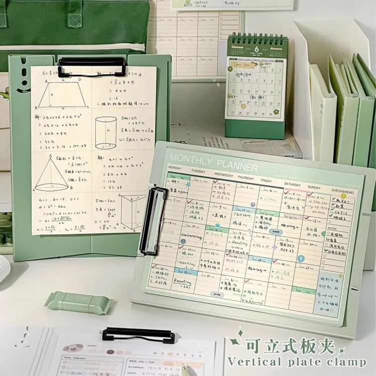 文件夹垫板档案夹夹板可立式板夹书写字板写字夹办公用品a4纸资料