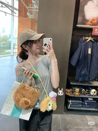 ╗YUTIAN BB╚百搭时尚个性可爱巴塞罗熊斜挎包FFF9426940233