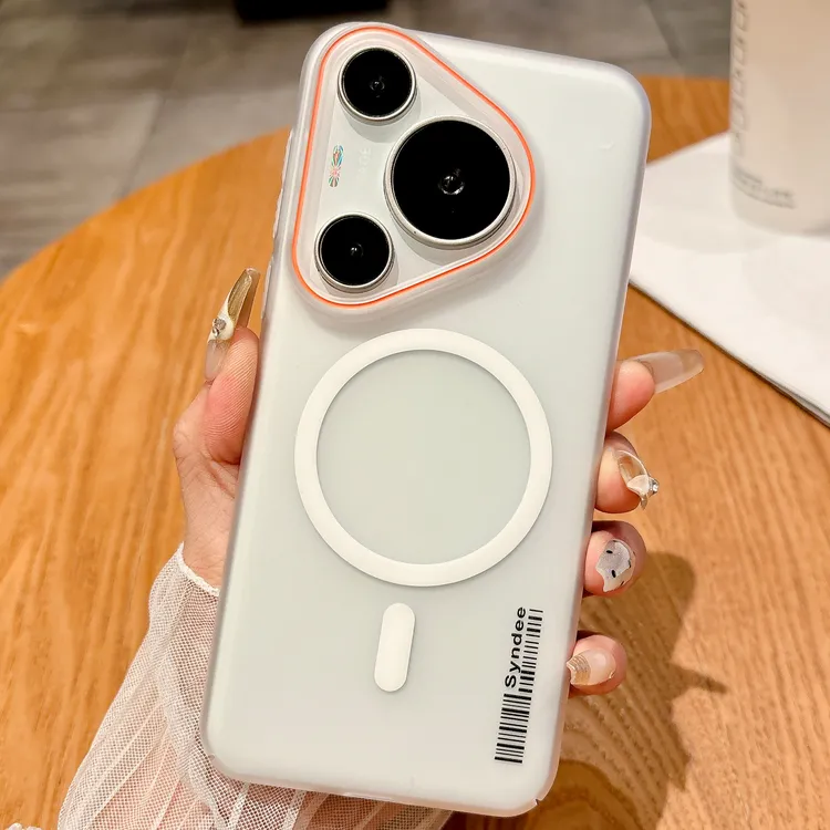 适用华为mate70手机壳mate60透明磁吸pura70pro超薄磨砂pura80pro