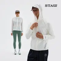 STAW世拓御风连帽防风跑步夹克透气防泼收纳轻量户外训练运动外套