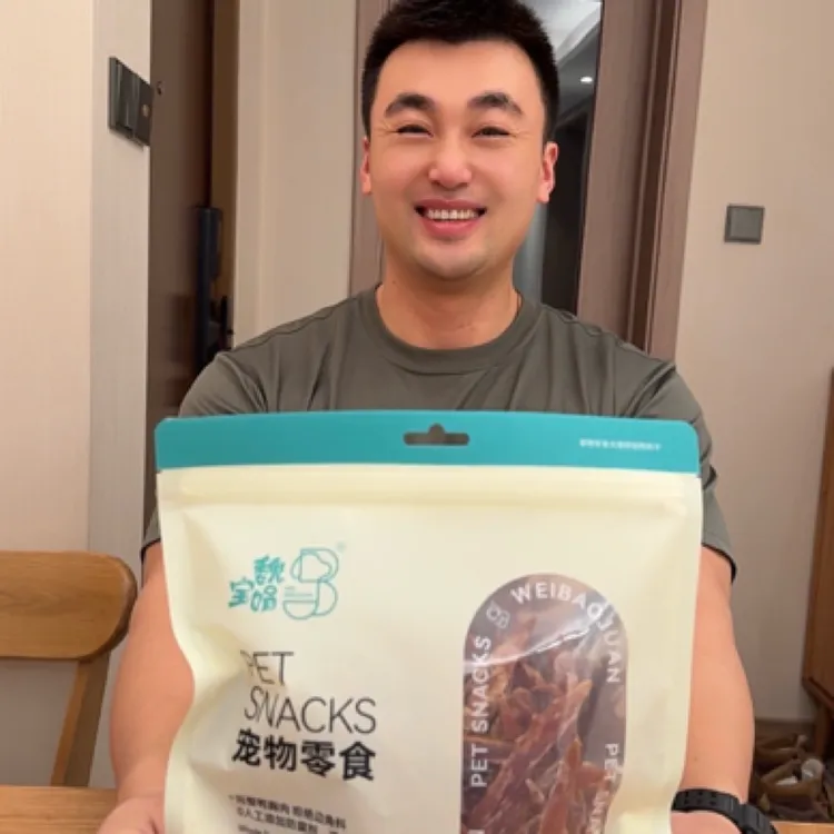 宠物零食鸭肉干鸡肉干鸡肉片鸭肉片400g/袋解馋爱吃【魏宝娟品牌】