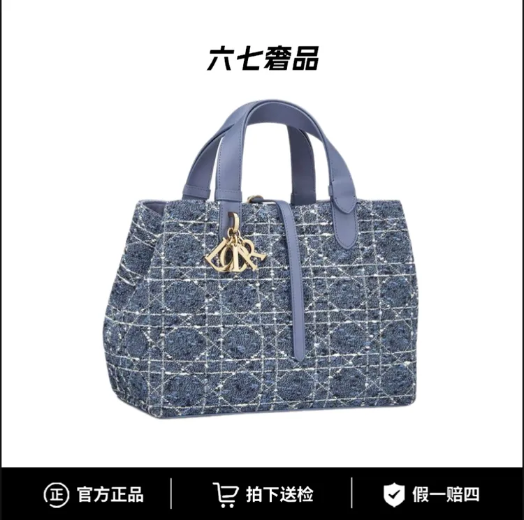 99新 DIOR/迪奥 toujours中号托特包25年编码芯片共存土著包