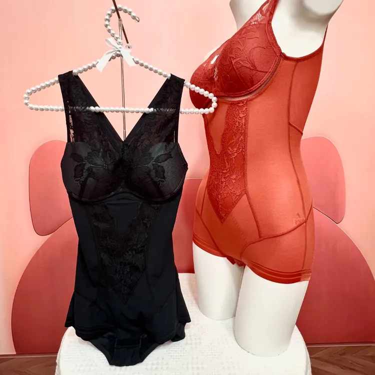 四季款美体衣收腹束腰美体美背无钢圈免穿文胸聚拢型塑身女连体衣