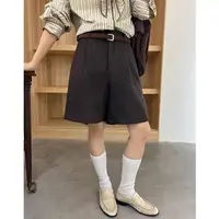 【香姐推荐】【83135】冬季时尚新款设计款百搭中裤百搭