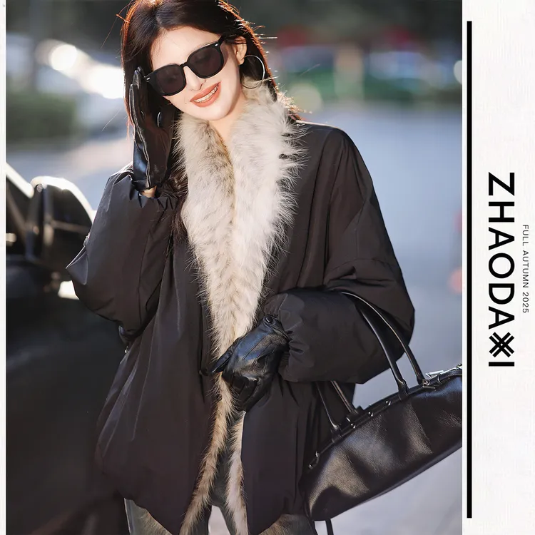 【赵大喜】格林皮草鹅rong派克服 |  芬.兰彩毛领